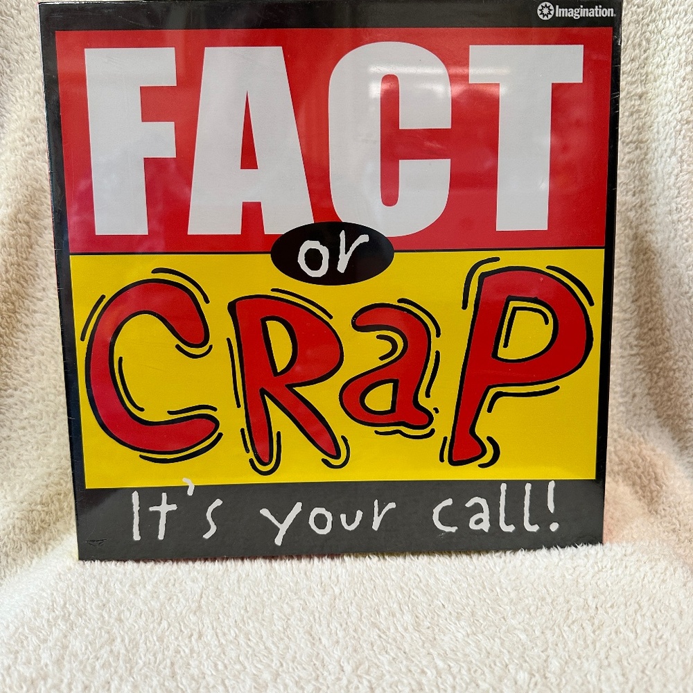 FACT OR CRAP "It's Your Call!" Board Game